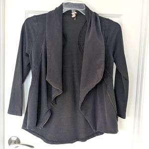 Asymmetrical Gray Zip Jacket